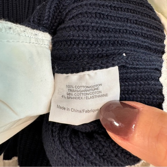 Tory Burch Rosemary Twofer Short Sleeve Layered Sweater Size Small - Picture 8 of 9